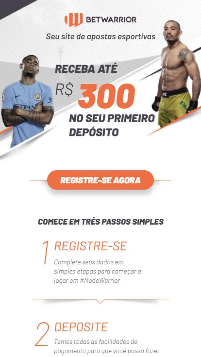 Betwarrior bonus esportes
